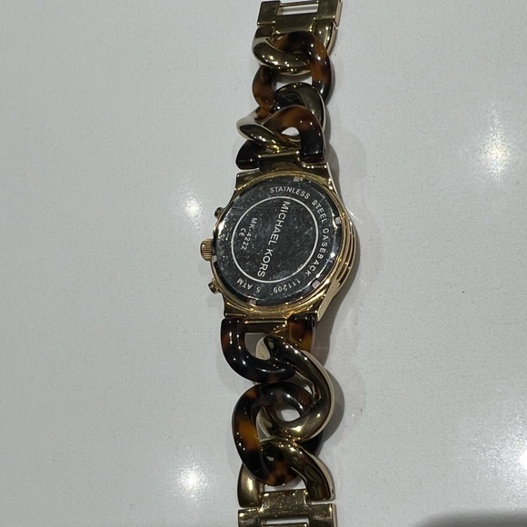 Tortoise Chain Michael Kors Watch - Picture 4 of 4